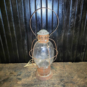 Antique Rusty Railroad Lantern