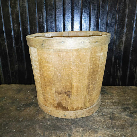 Primitive Wooden Barrel