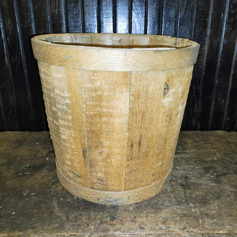 Primitive Wooden Barrel