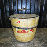 Antique Primitive Wooden Bucket