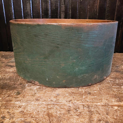 Antique Green Grain Box