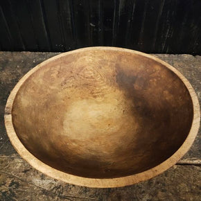 Old Turned Wooden Bowl