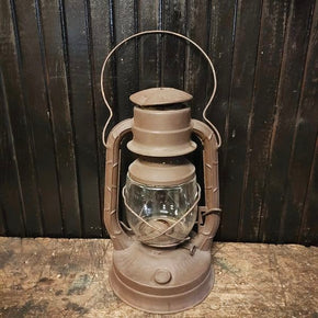 Vintage Old Iron Kerosene Lamp Lantern Dietz