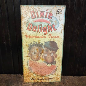 Vintage Dixie Delight Sign