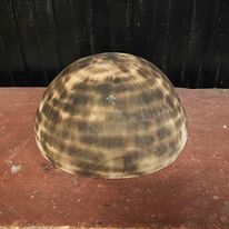 Antique Primitive Out Round Wooden Bowl