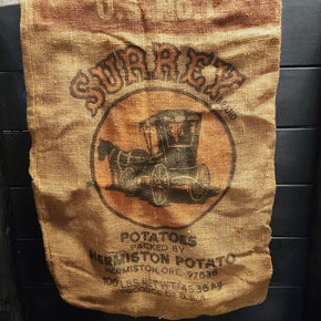 Vintage Burlap Bag