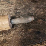 Antique Grey Blue Handle Rolling Pin