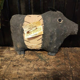 Primitive Hog, stuffed with cloth.