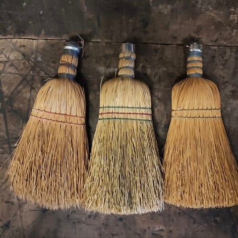 Collection of 3 Vintage Wisp Brooms