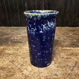 Bennington Potters Dark Blue Agate Pottery 8"