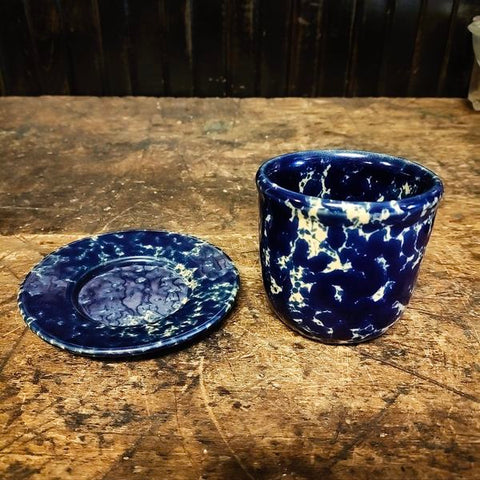 Bennington Pottery, cup with saucer