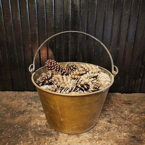 Antique Brass Bucket