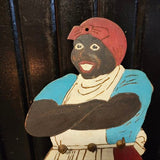 Vintage Black Americana Key Holder