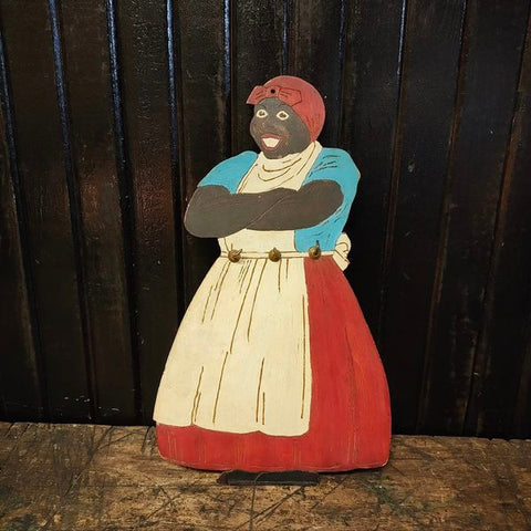 Vintage Black Americana Key Holder