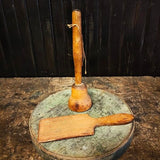 Antique Butter Paddle &amp; Masher