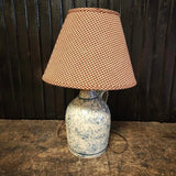 Old Cape Cod Stoneware Company spatter ware lamp