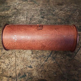 Vintage Rustic Red tin candle box.