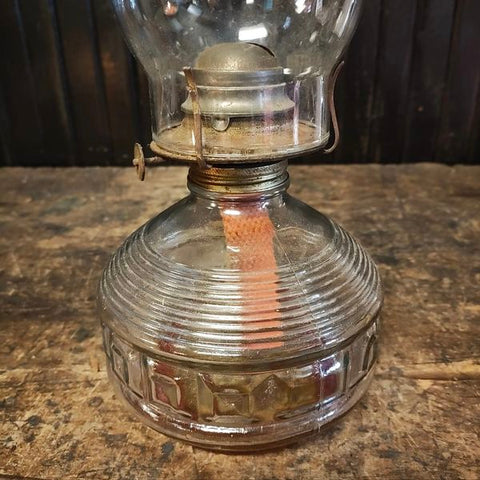 Antique glass Oil Lantern