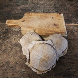 Primitive grouping of a vintage cutting board