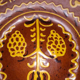 Redware Pennsylvania Slip Decorated Bowl