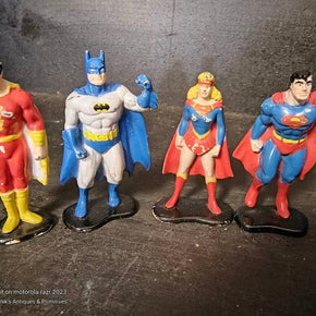 4 Piece Metal Action Figures