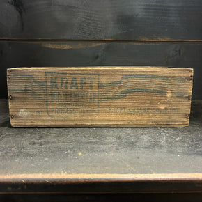 Vintage Kraft White American Cheese Box