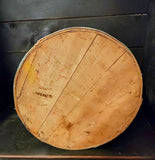 Antique Large Hand-Painted Cheese Box, Old Stenciled Paint