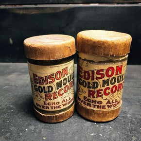 Edison Gold Molded Cylinder Record