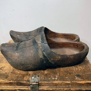 Antique Wooden Clogs