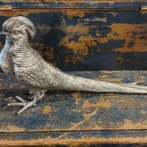 Vintage Pewter Pheasant