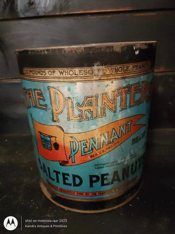 Planter Salted Peanut Tin