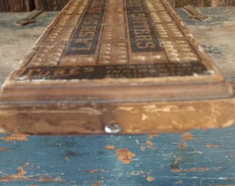 Vintage Lash's Bitters Cribbage Board