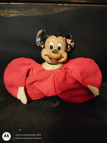 Vintage Mickey Mouse Bean Bag Toy