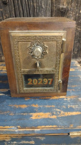 Vintage Post Office Lock Box Working