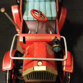 Vintage Tin Car, Old Timer Auto Lever