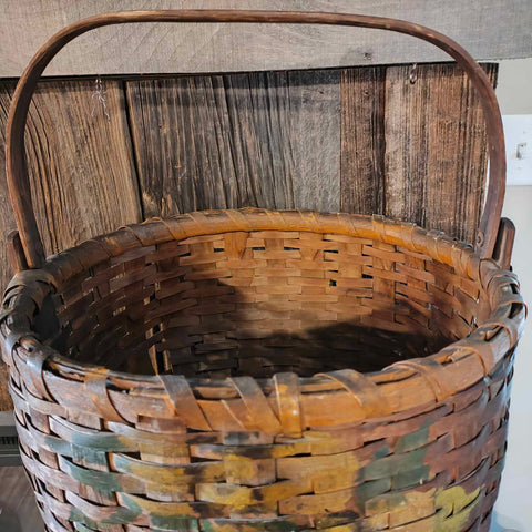 Primitive Antique Woven Basket