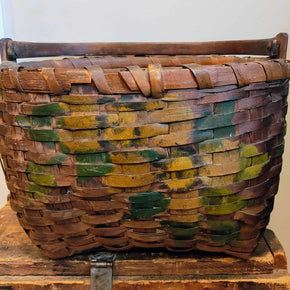 Primitive Antique Woven Basket