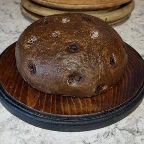 Raisin Bread & Wood Tray