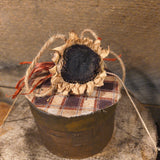 Primitive Fabric Cardboard Fall Shelf Sitter