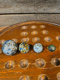Antique Green Bennington Marbles (4)