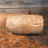Primitive, vintage Wooden Mallet