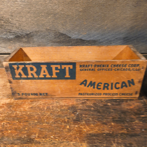 Primitive Wooden Kraft's Box