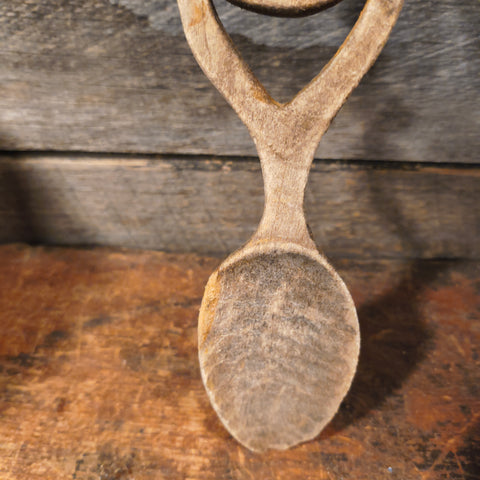 Antique Primitive Wooden Spoon