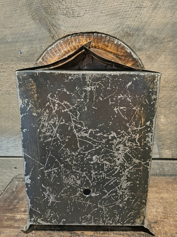 Antique Primitive Metal Spice Cabinet Apothecary