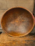 Antique out of round Wooden Bowl