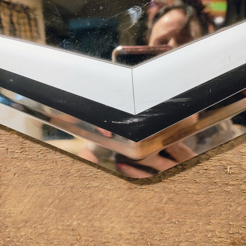 Sign RARE Dr Pepper Chrome Chevron