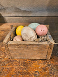 Antique Drawer w/ eggs