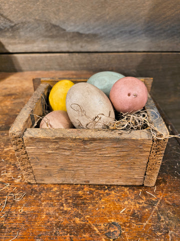 Antique Drawer w/ eggs