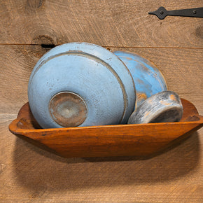 Antique Wooden Bowl Holder
