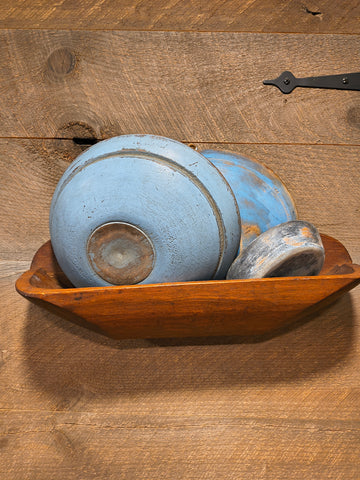 Antique Wooden Bowl Holder